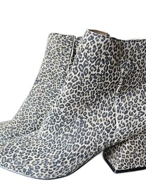 Steve Madden Leopard-Print Ankle Boots